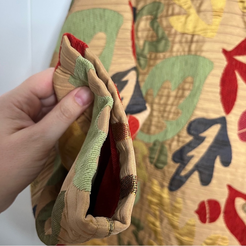 Breckenridge Colorful Leaf Pattern Jacket Jacquard Fall Women's 3X - Picture 5 of 7